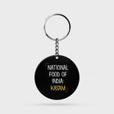 NATIONAL FOOD OF INDIA: KASAM | Keyring | 12